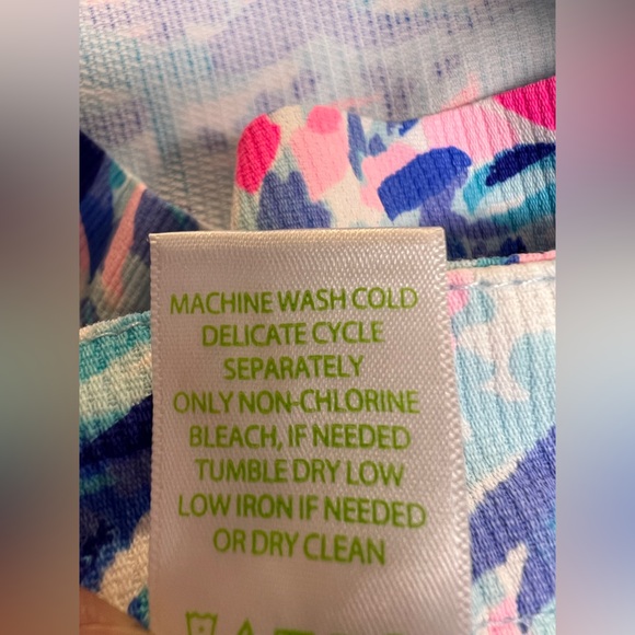 NWT Lilly Pulitzer Callahan Size 16 Short With Lace In Breakwater Party Wave - Picture 6 of 8